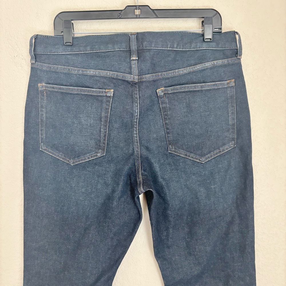 Everlane Uniform Mens Blue Denim Jeans 34x28 Classic Style 4-Way Stretch Organic - Picture 5 of 12